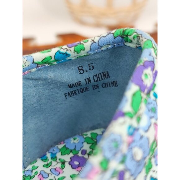 Jeffrey Campbell Women's Enfance Floral Print  Blue Chunky Platform Size 8.5 US - Picture 9 of 9